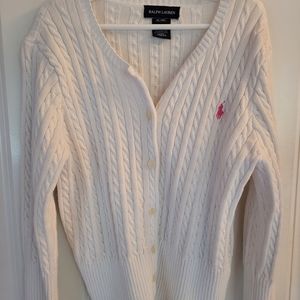 Ralph Lauren White Sweater